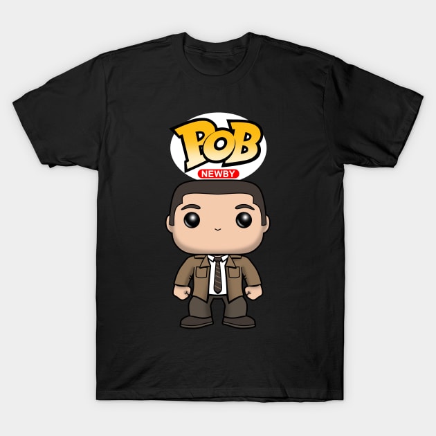 Cute Scifi Tv Show Vinyl Toy Retro 80's Tribute To A Hero T-Shirt by BoggsNicolas